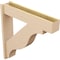 Ekena Millwork 7 1/2-in W x 36-in D x 36-in H Funston Block Rough Cedar Woodgrain TimberThane Outlooker, Primed Tan OUTUR075X36X36FST44RCPR - alternate 2